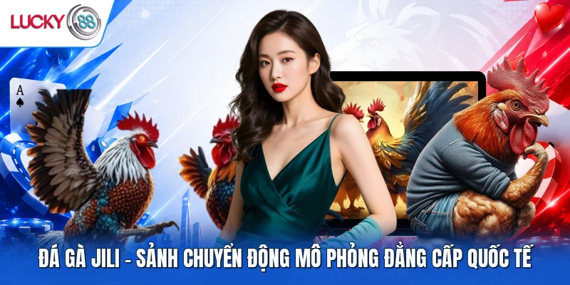 Đá Gà JILI - Sảnh Chuyển Động Mô Phỏng Đẳng Cấp Quốc Tế