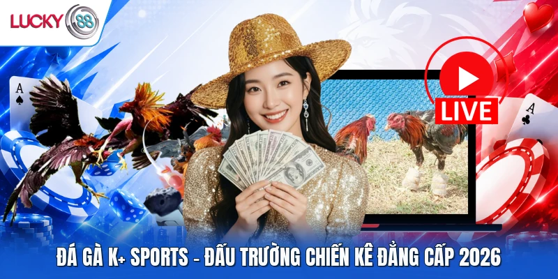 Đá gà K+ Sports - Đấu Trường Chiến Kê Đẳng Cấp 2026
