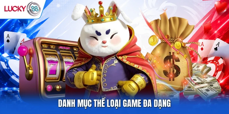 Danh mục thể loại game đa dạng