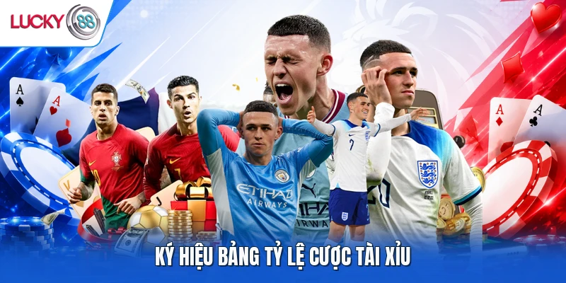 Ký hiệu bảng tỷ lệ cược tài xỉu