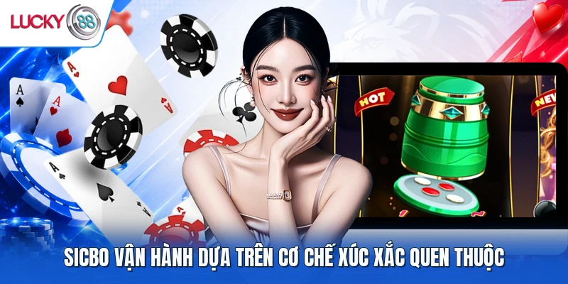 Sicbo vận hành dựa trên cơ chế xúc xắc quen thuộc